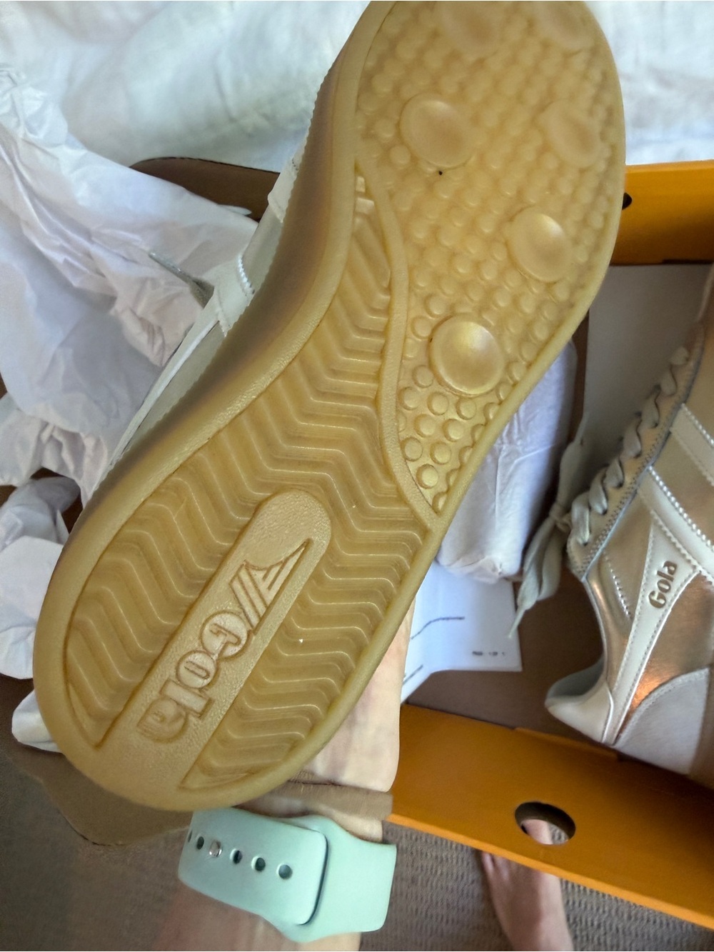 Gola Viper Metallic Sneakers NIB - Picture 5 of 6